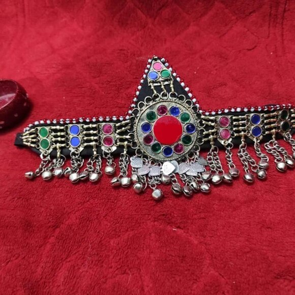 Hair jewelry- Afghan Ethnic Headpiece Matha Patti- Hair Accessories